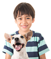 General Care Services - Boy with Happy Dog